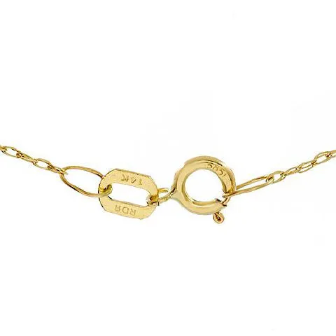 0.75 Carat 14K Solid Yellow Gold Dalloway Citrine Necklace