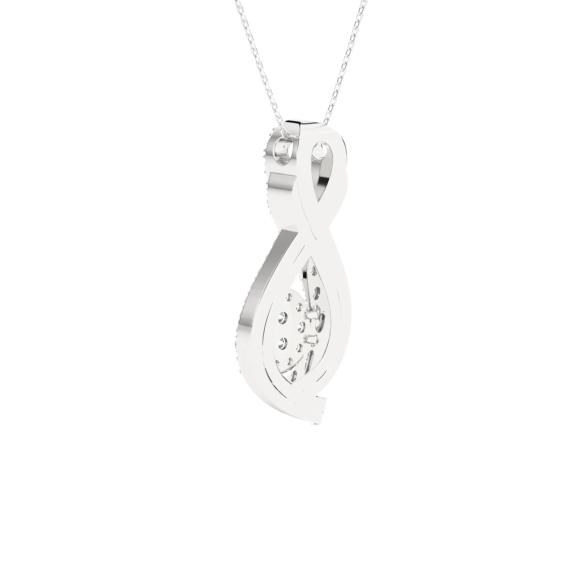 1 3/4 ctw Round Lab Grown Diamond Fashion Pendant