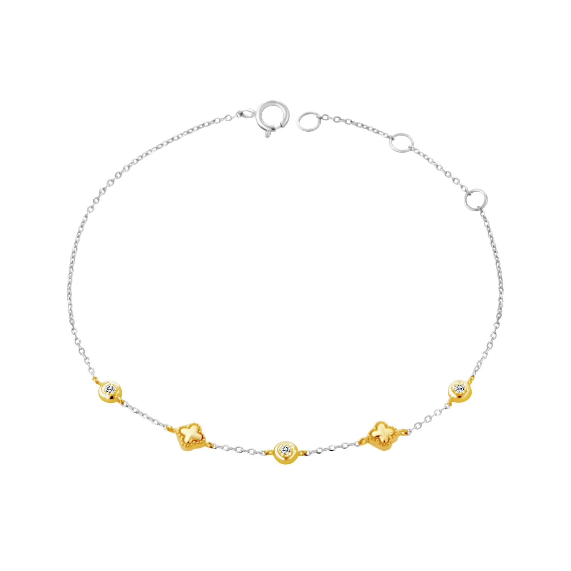 13KWY 3D0.05CT DIAMOND BRACELET  (118B402003A14)