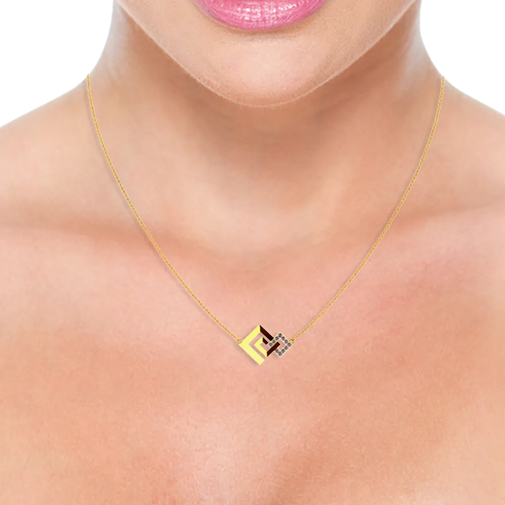 18 Karat Gold And Diamond Necklace