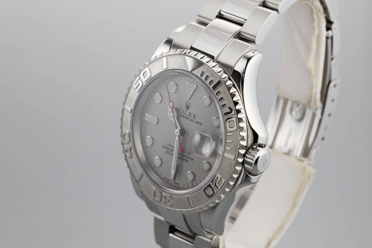 2005 Rolex Platinum Yacht-Master 16622 with Box and Papers