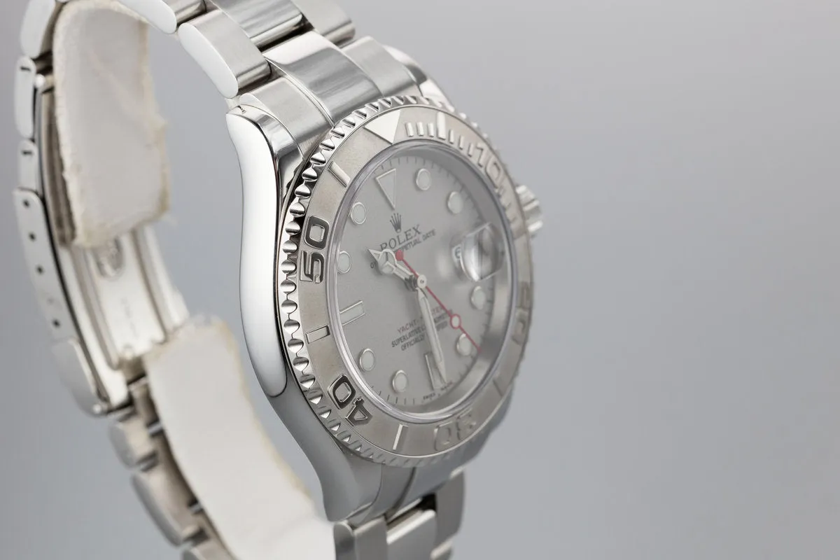 2005 Rolex Platinum Yacht-Master 16622 with Box and Papers