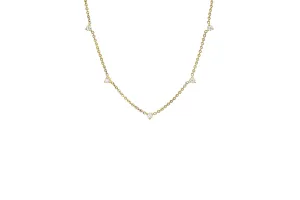 5 Floating Diamond Necklace