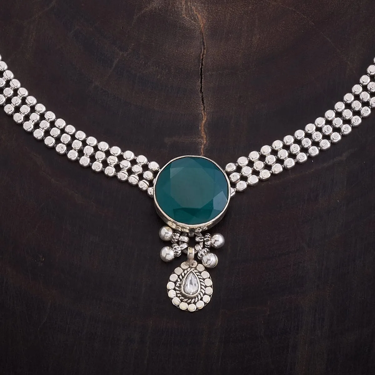 92.5 Silver Necklace 163055