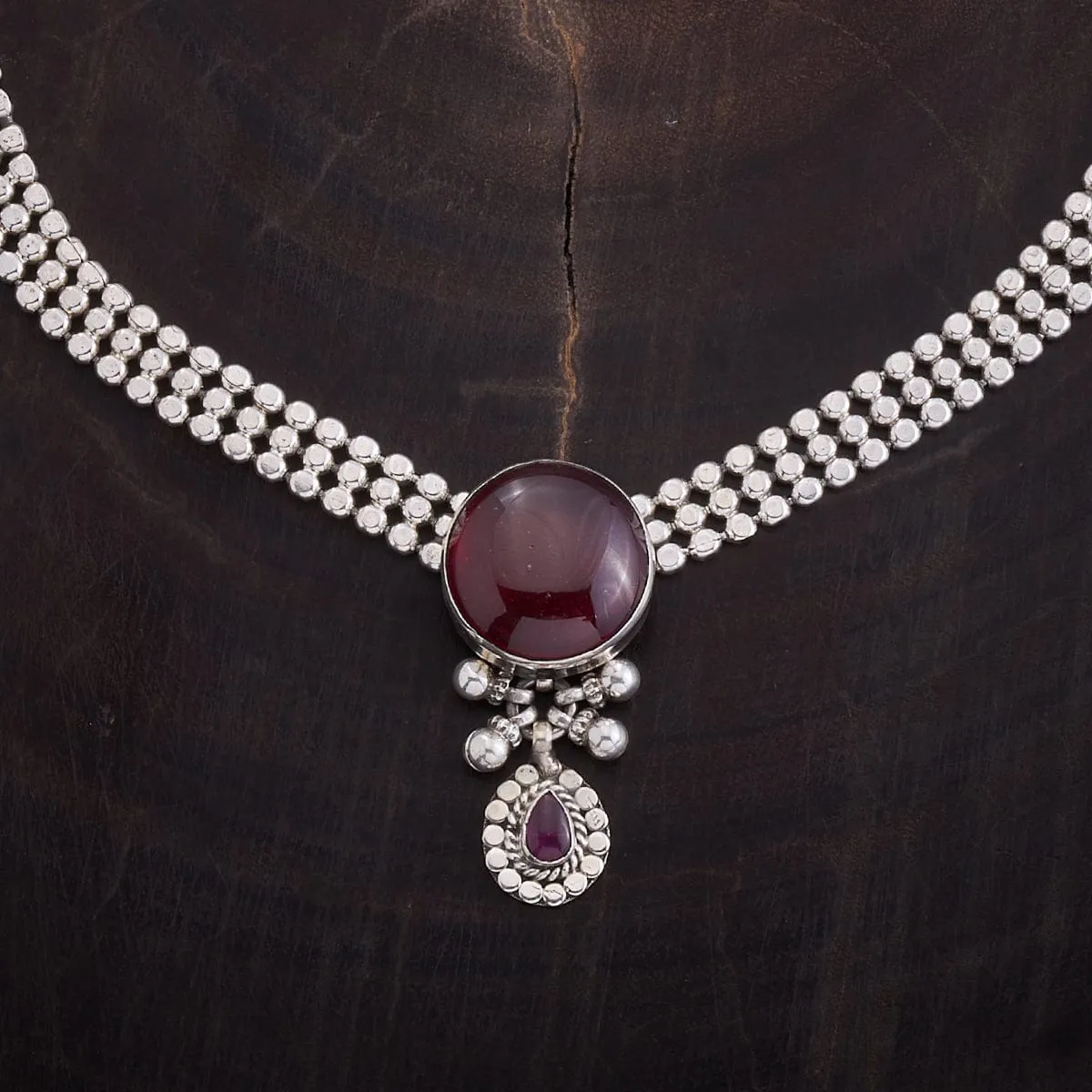 92.5 Silver Necklace 163055