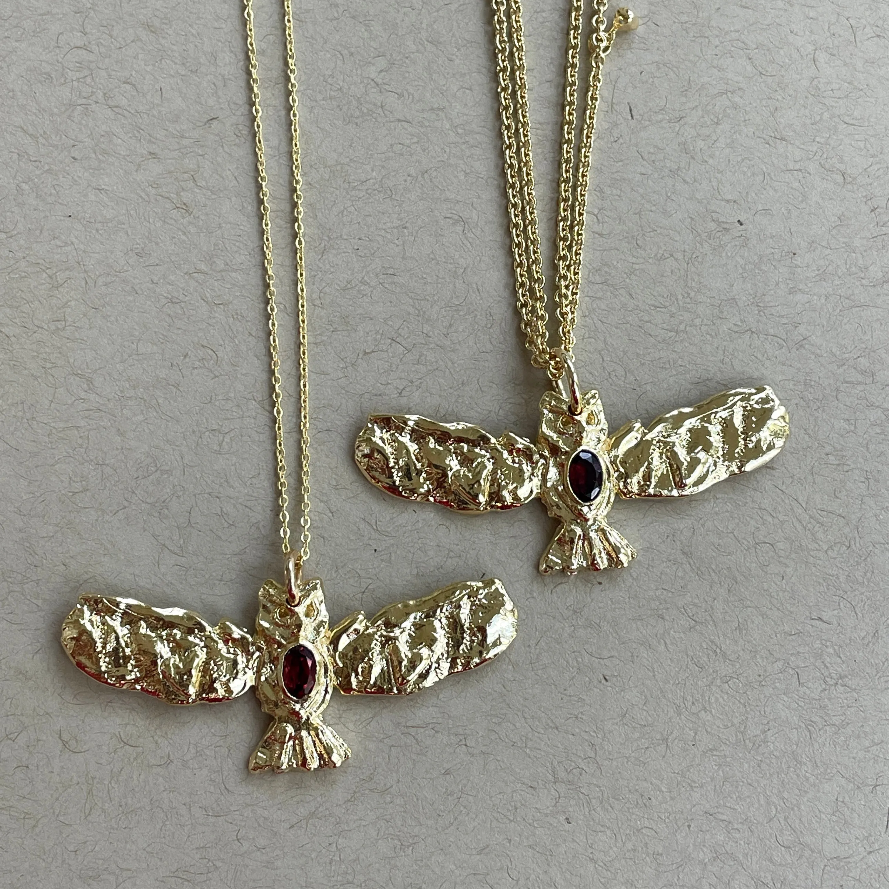 Athena's Owl Pendant Necklace