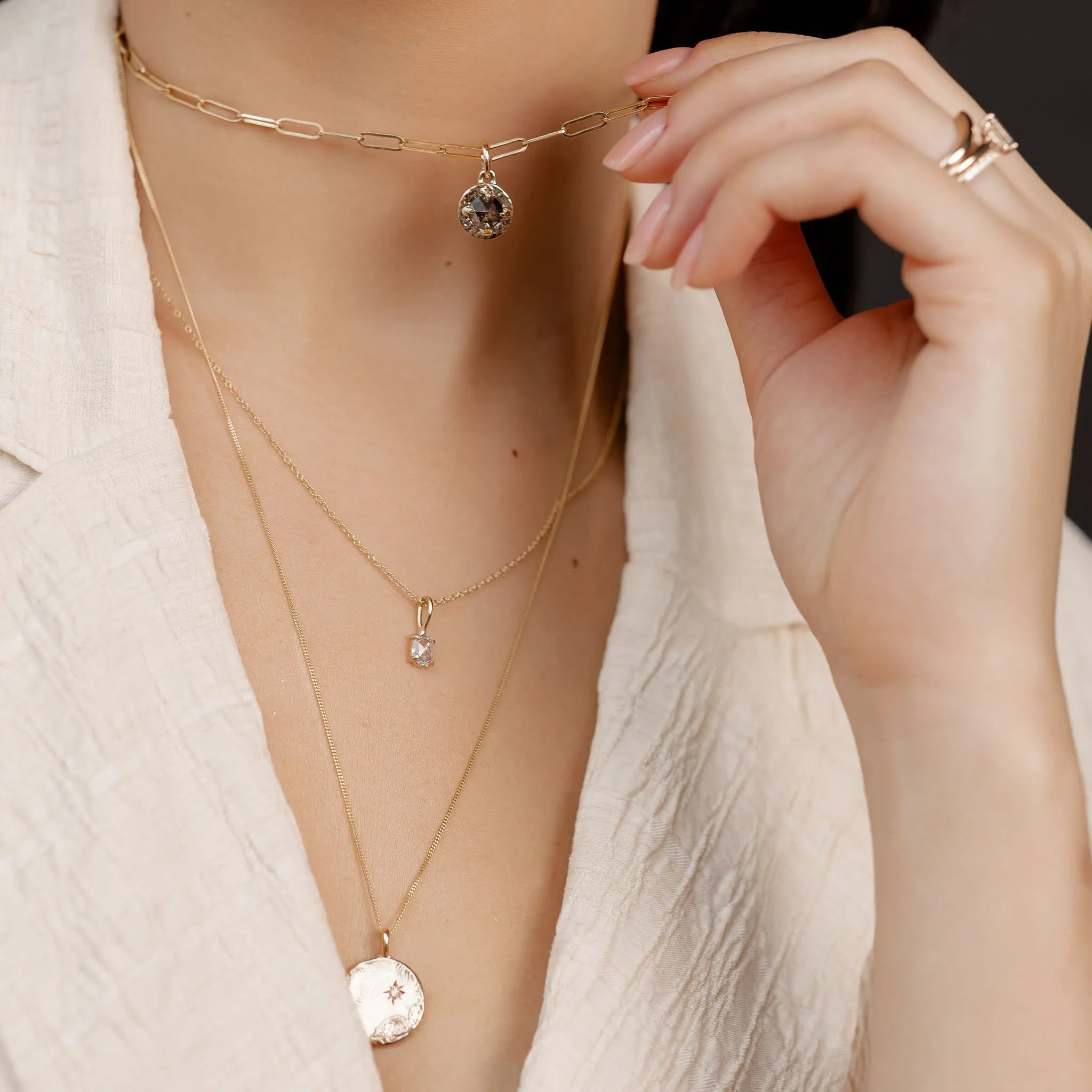 Beach Diamond Necklace