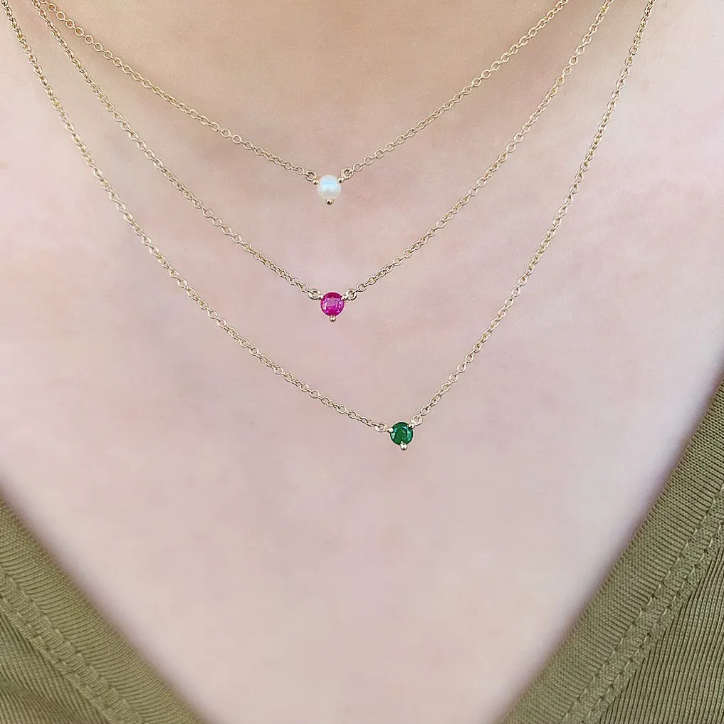 Birthstone Petite Necklace