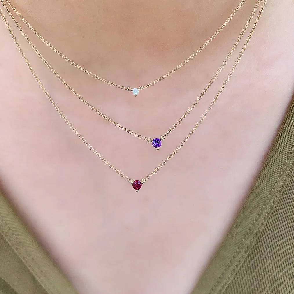 Birthstone Petite Necklace