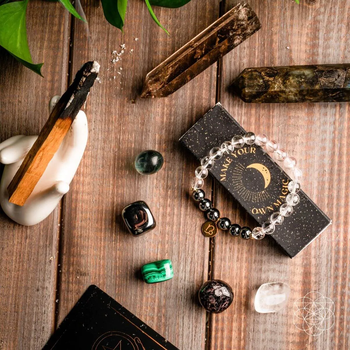 Capricorn Bracelet and Crystals Set