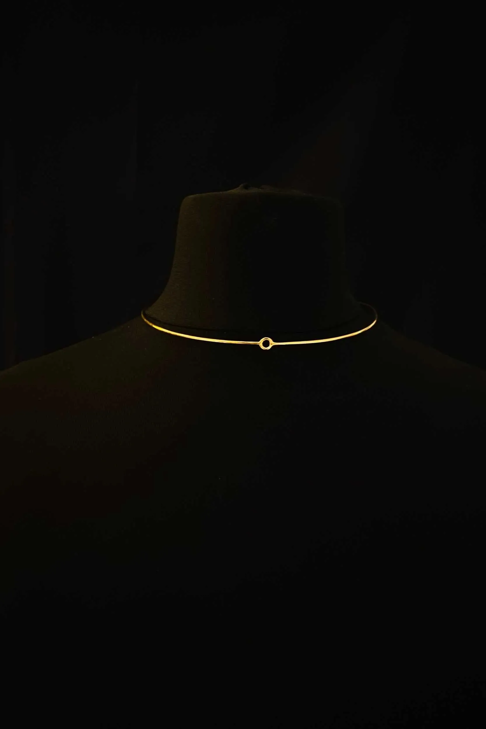 Choker Necklace Back Chain