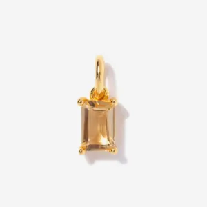 Citrine Necklace Charm
