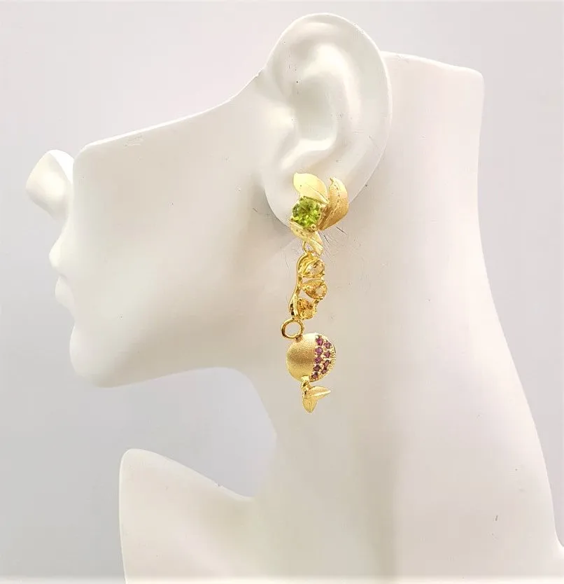 Citrus Cluster Twinset Earrings