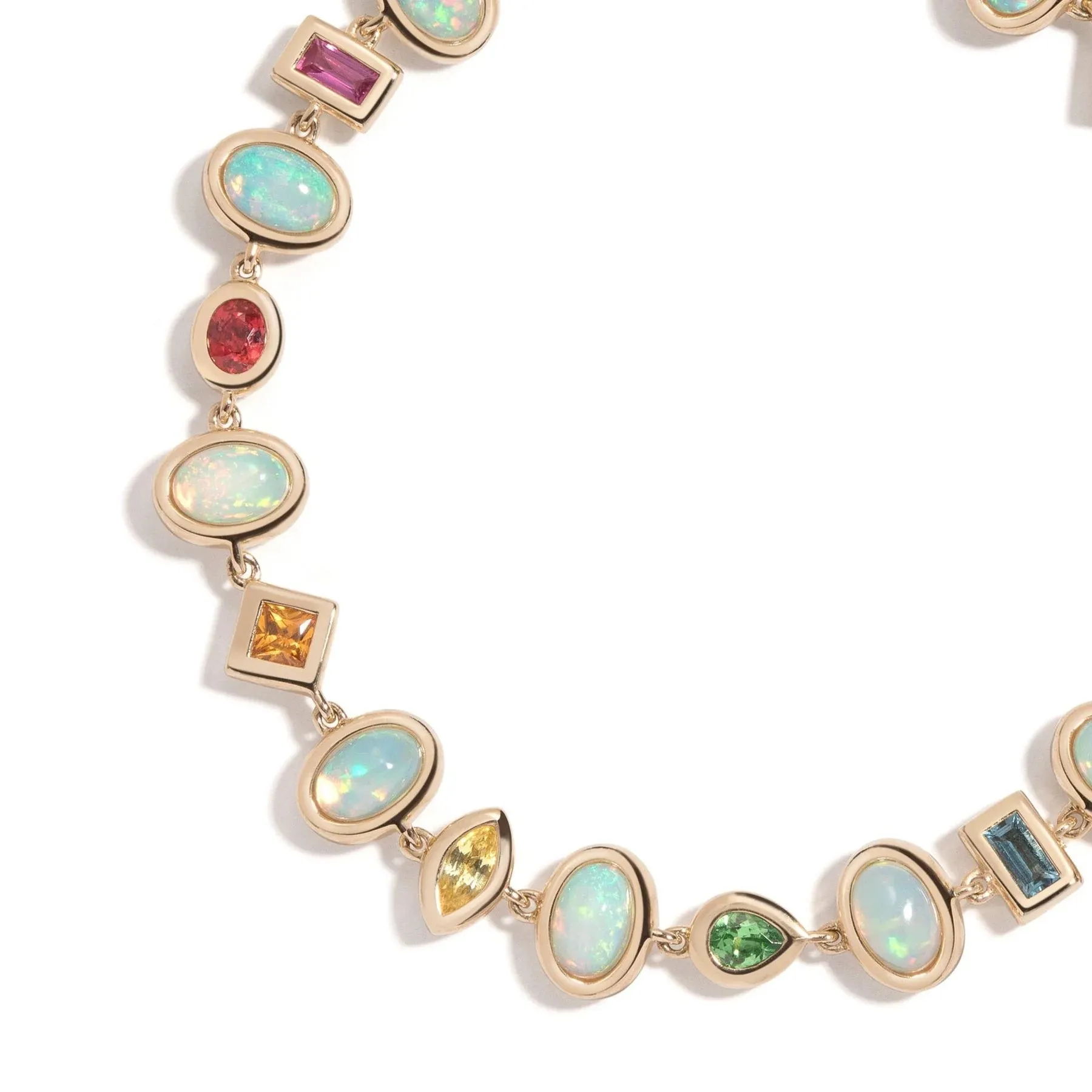 Confetti Bezel Bracelet by Mined   Found