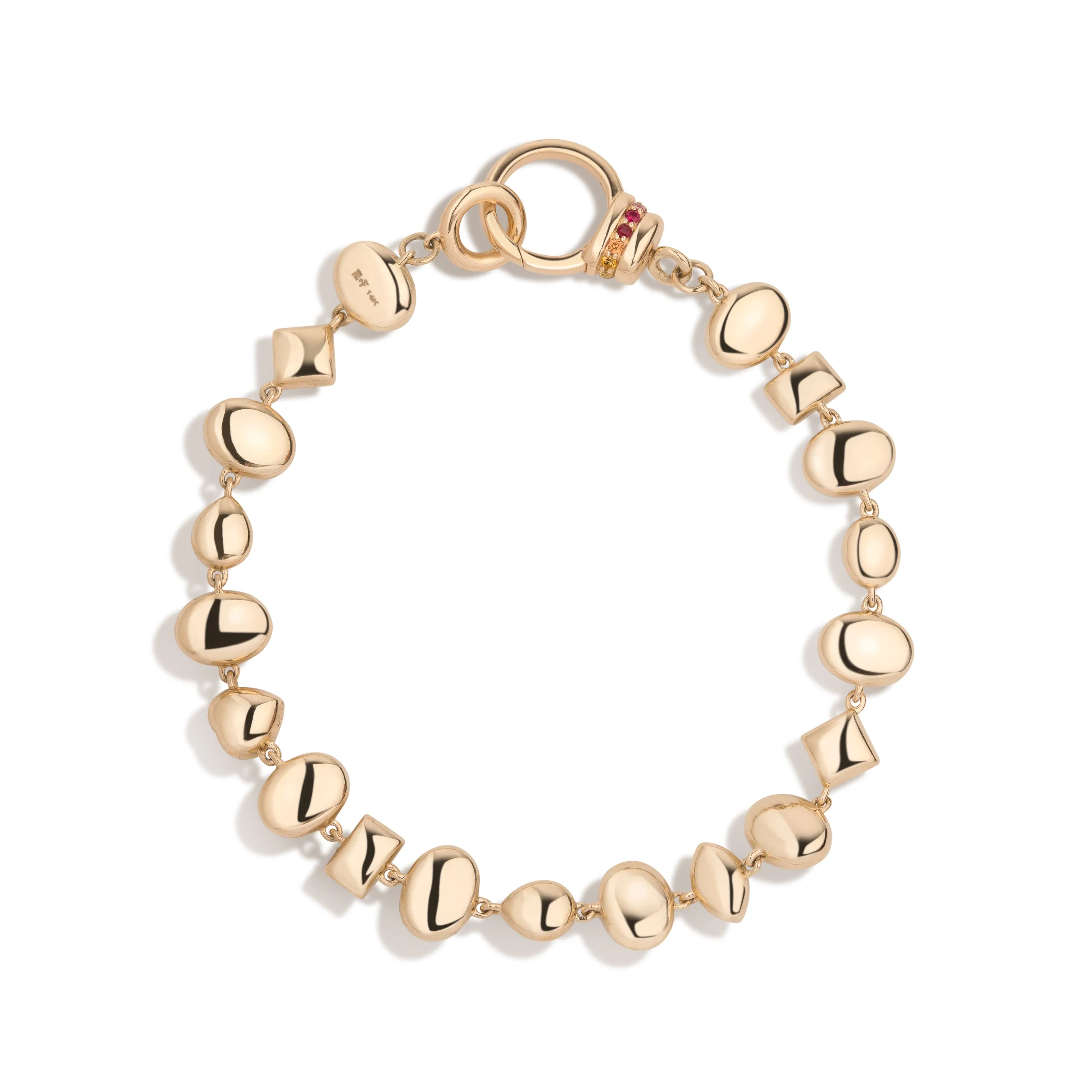 Confetti Bezel Bracelet by Mined   Found