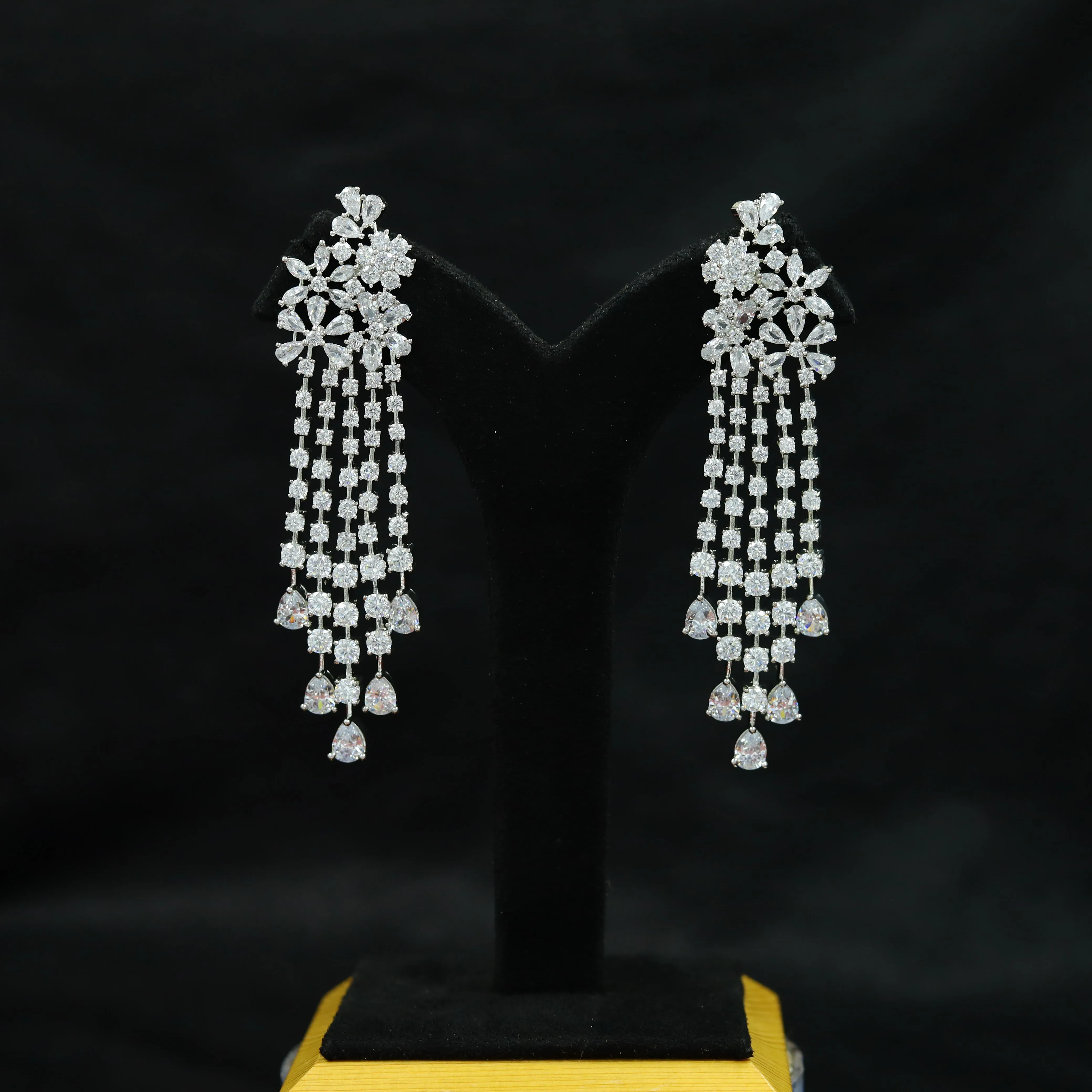 Danglers Zircon/AD Earring 11929-69