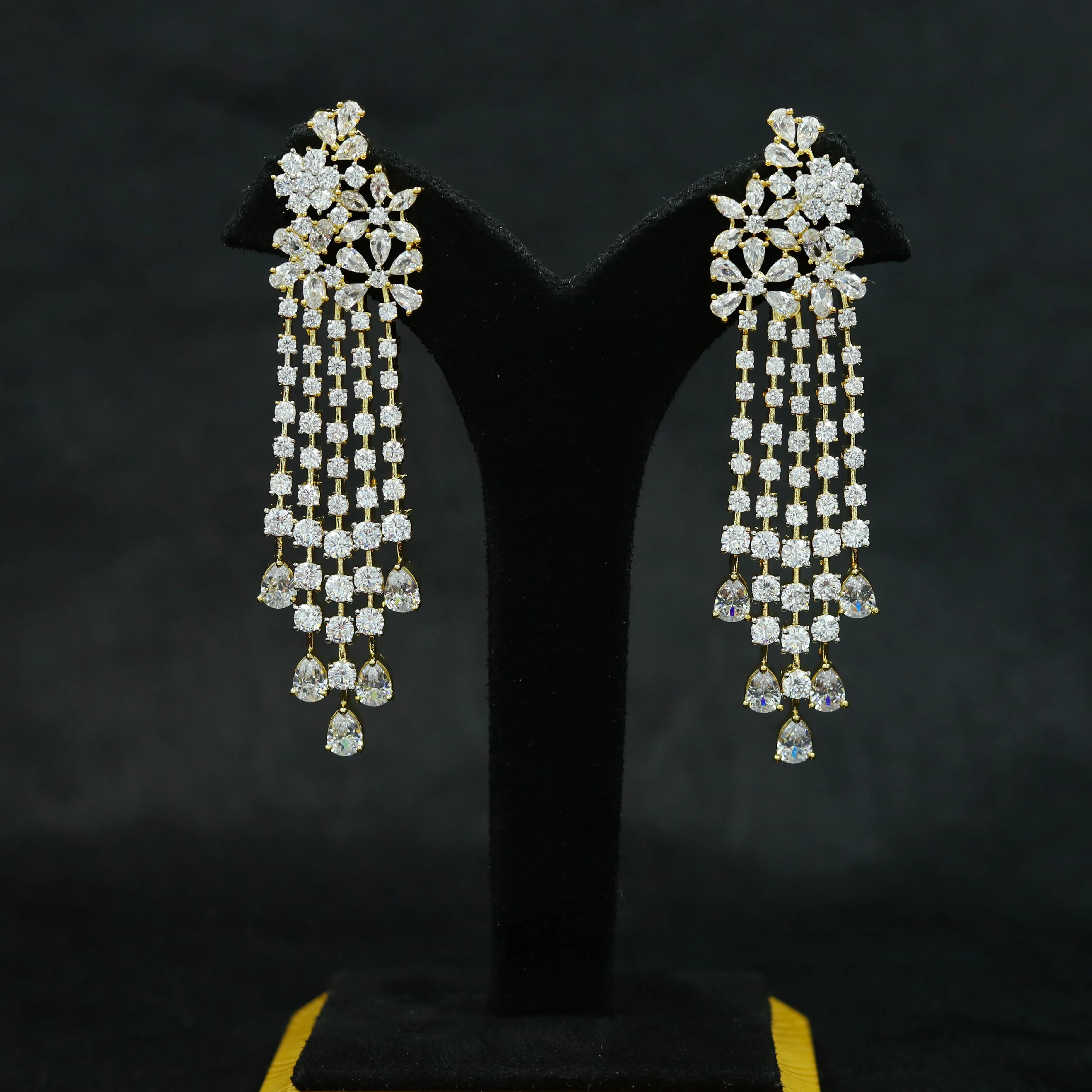 Danglers Zircon/AD Earring 11929-69
