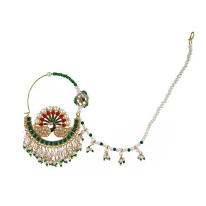 Dazzling Nath: Twinkling Nose Chain