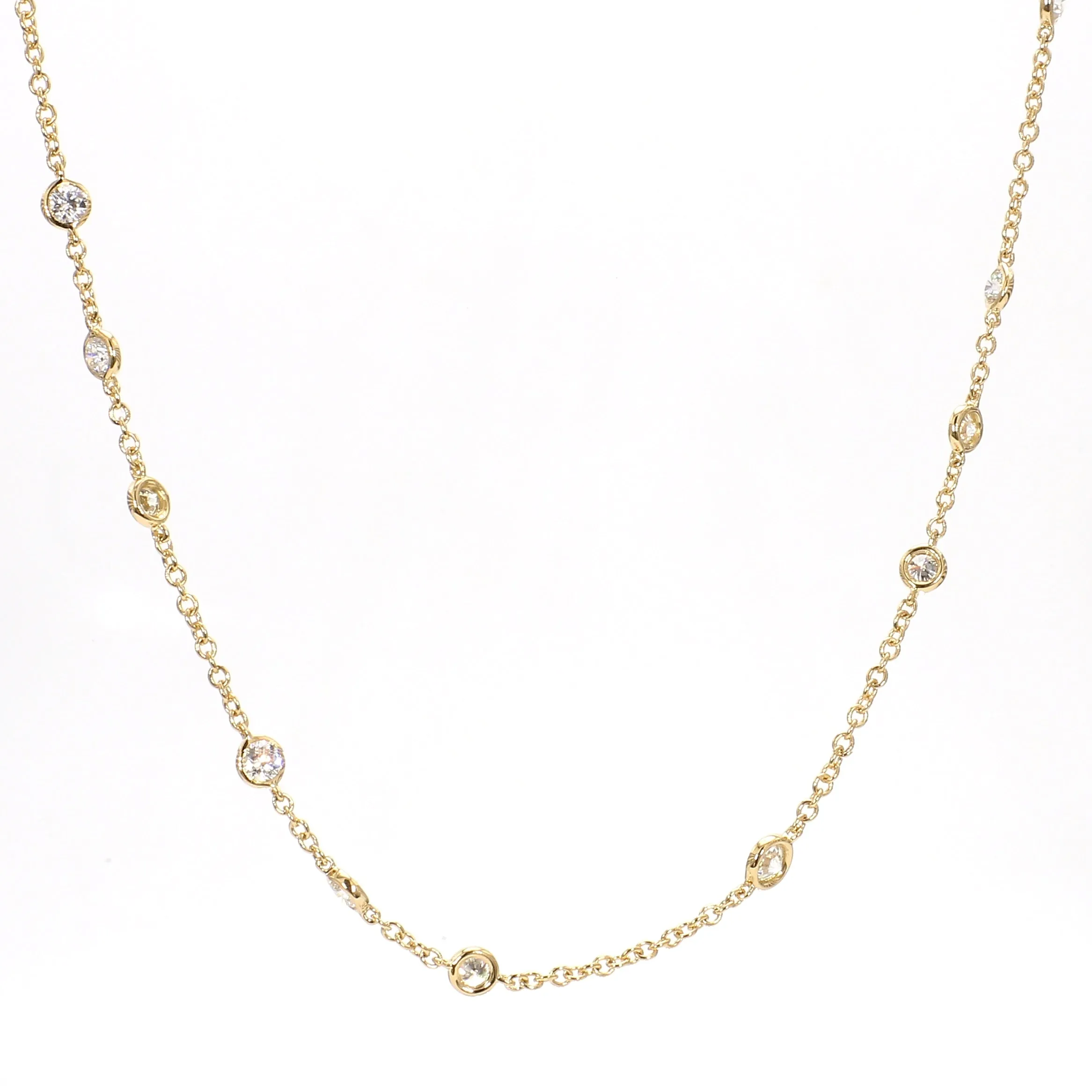Diamond Station Necklace