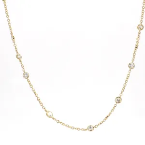 Diamond Station Necklace