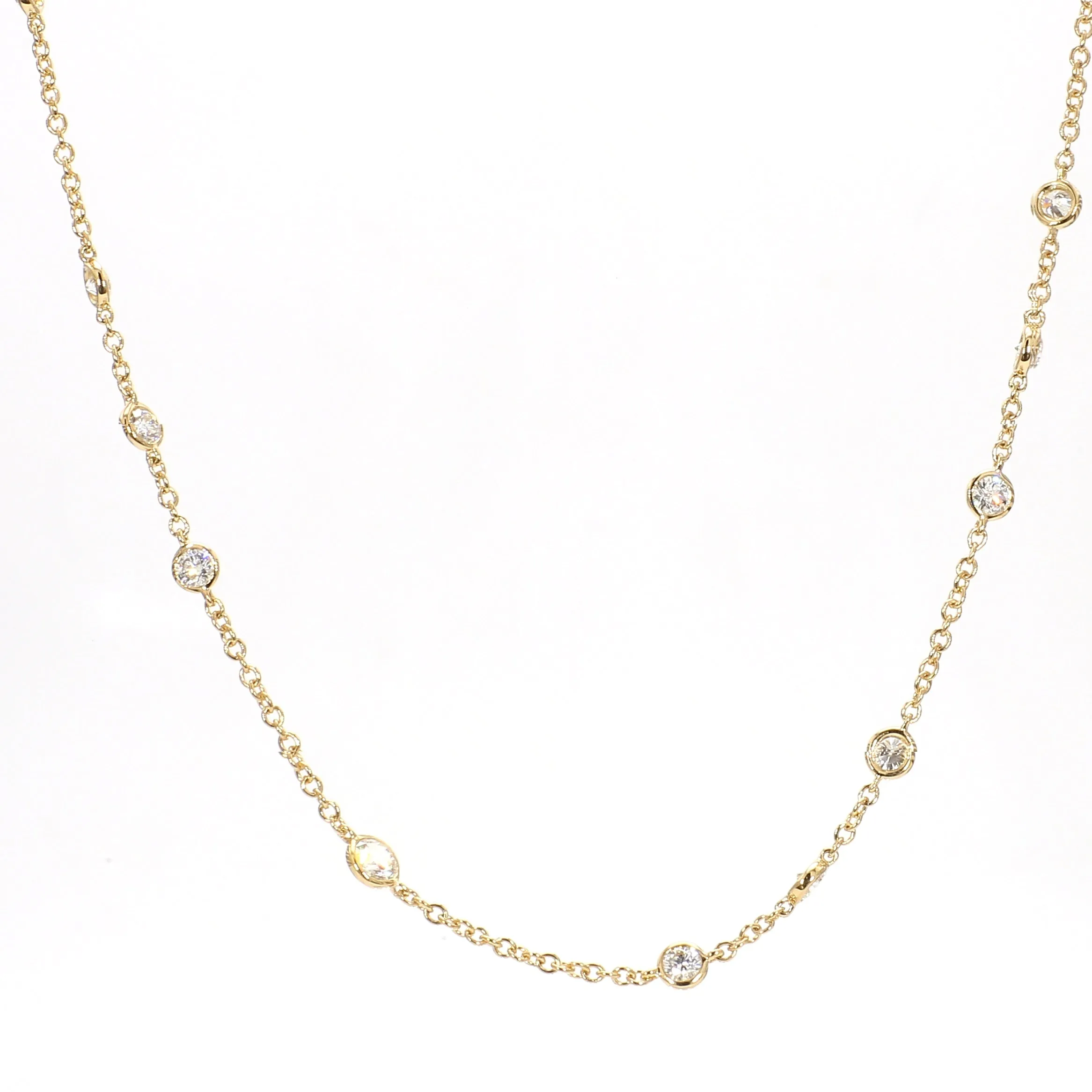 Diamond Station Necklace