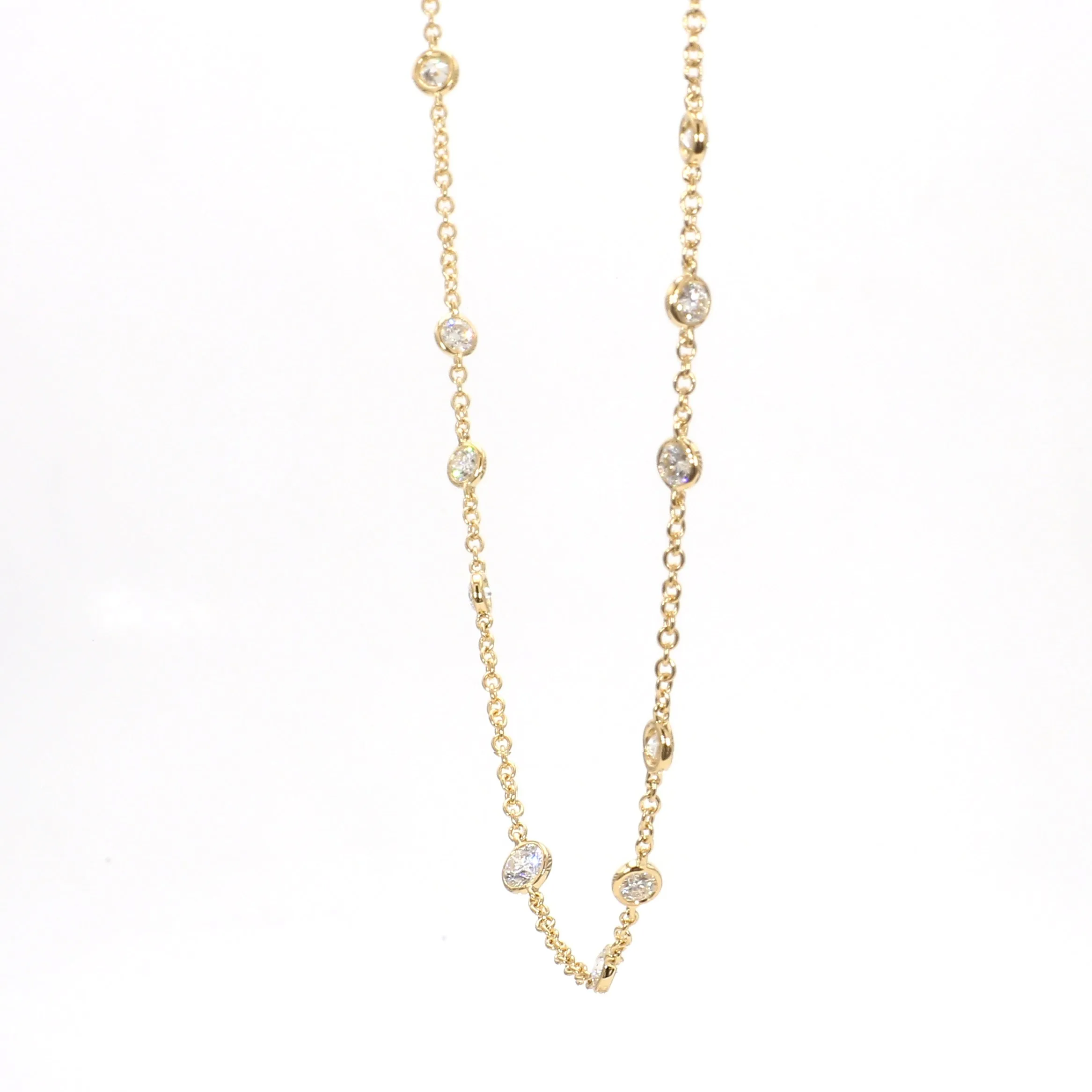 Diamond Station Necklace