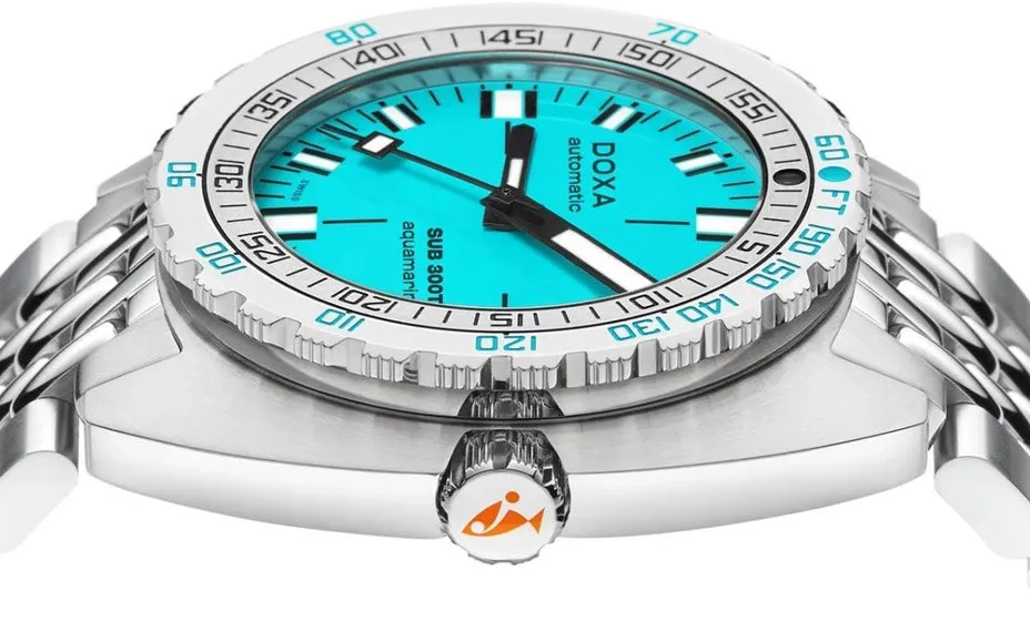 DOX Watch Sub 3T Aquamarine Bracelet