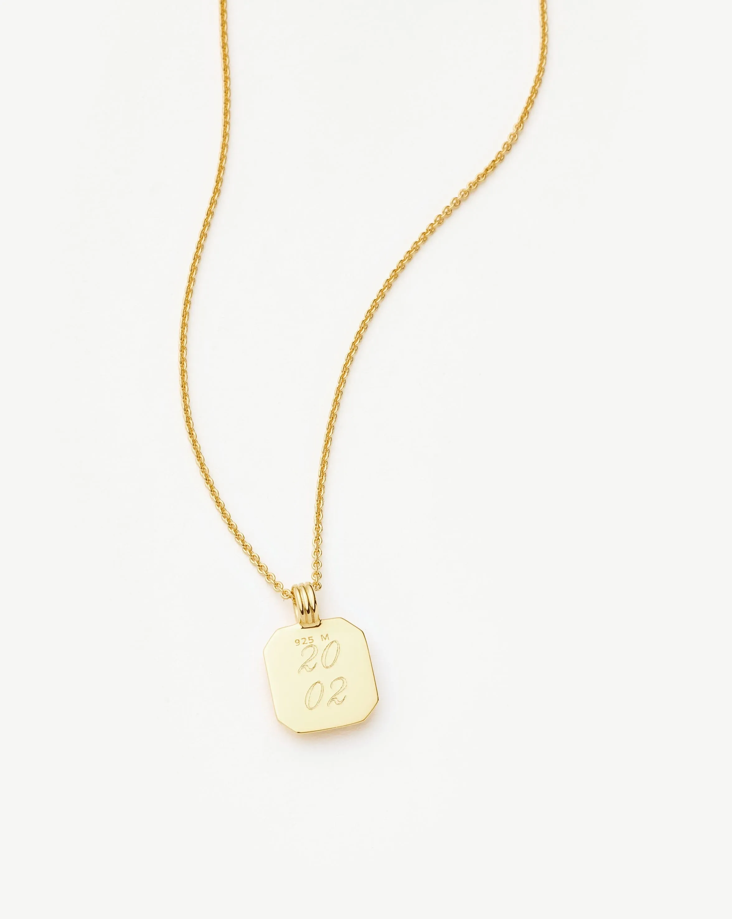 February Birthstone Pendant Necklace | 18ct Gold Vermeil/Amethyst