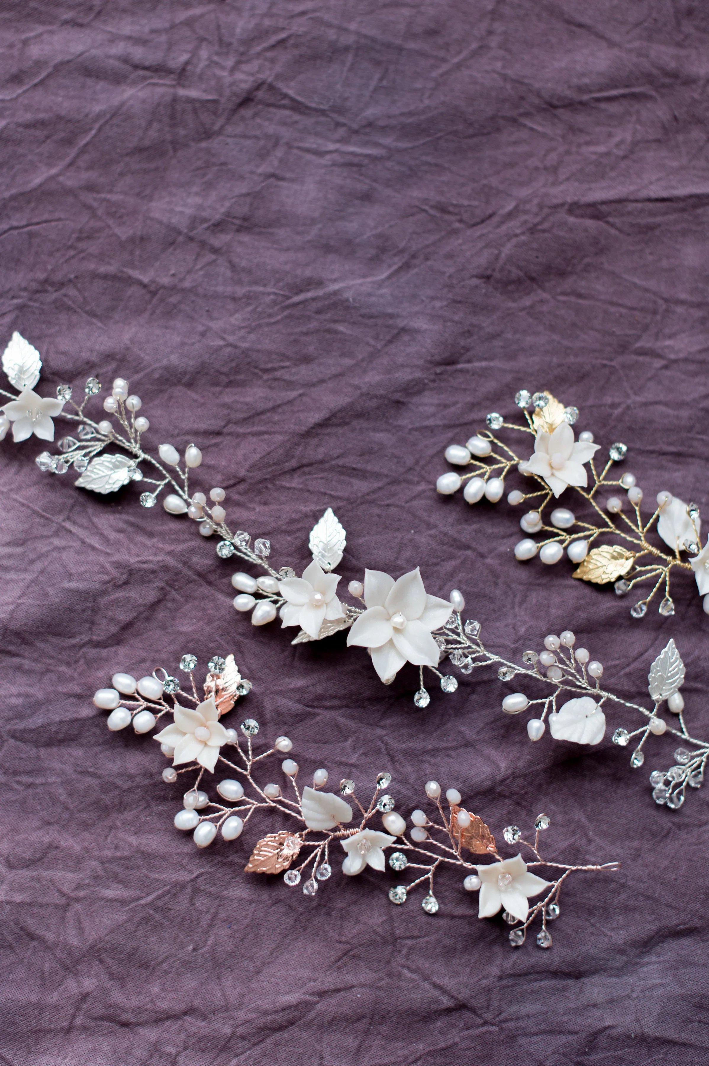 FRIDA Floral Bridal Hair Vine