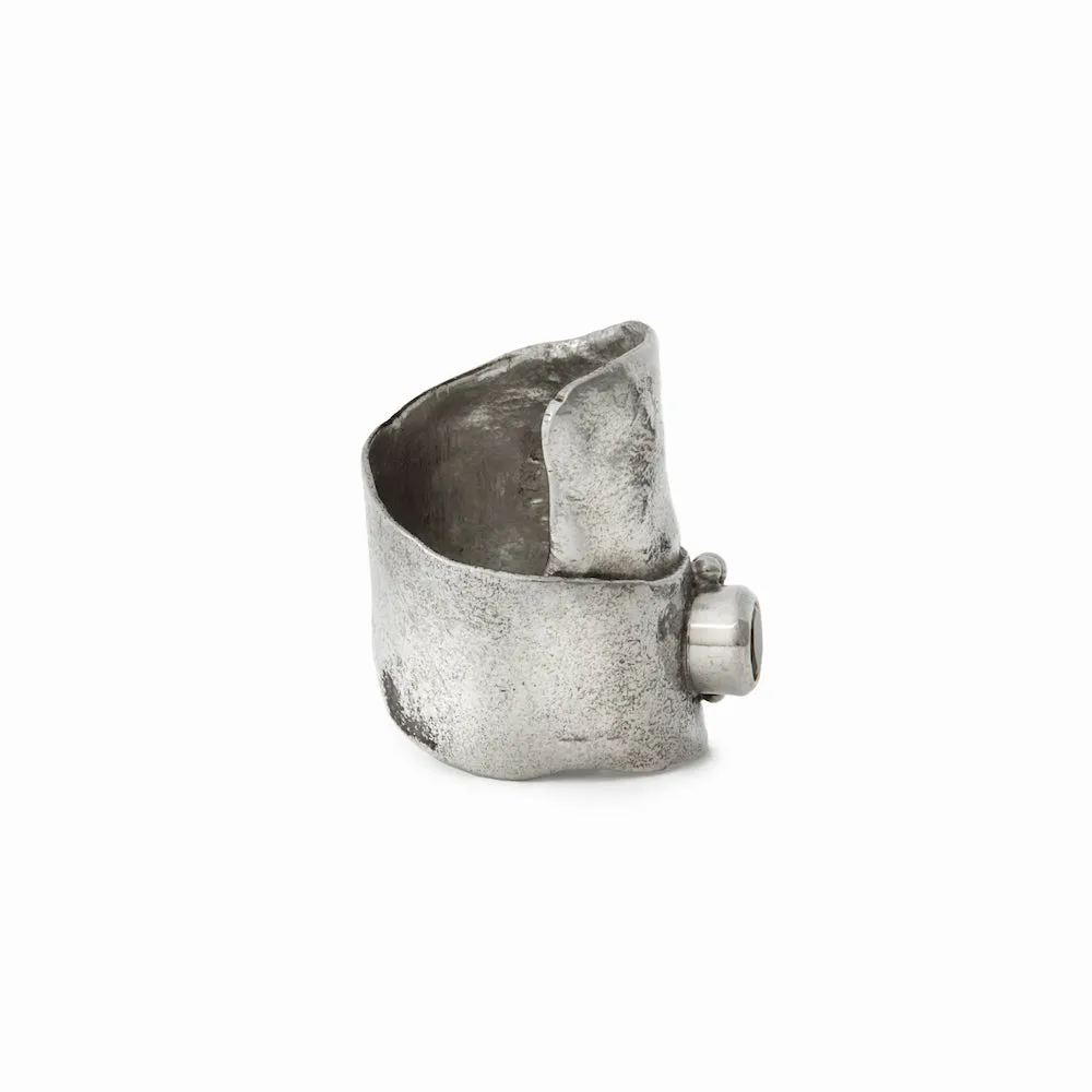 Glacier Garnet Ring