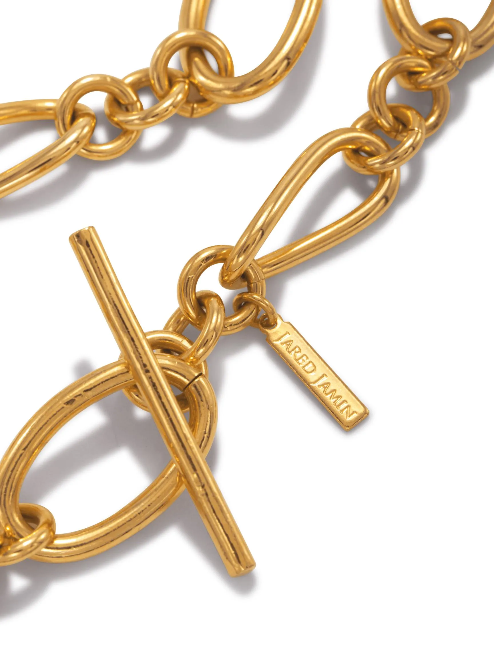 Gold Ophelia Chain Toggle Bracelet