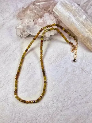 Green Garnet Necklace #8107
