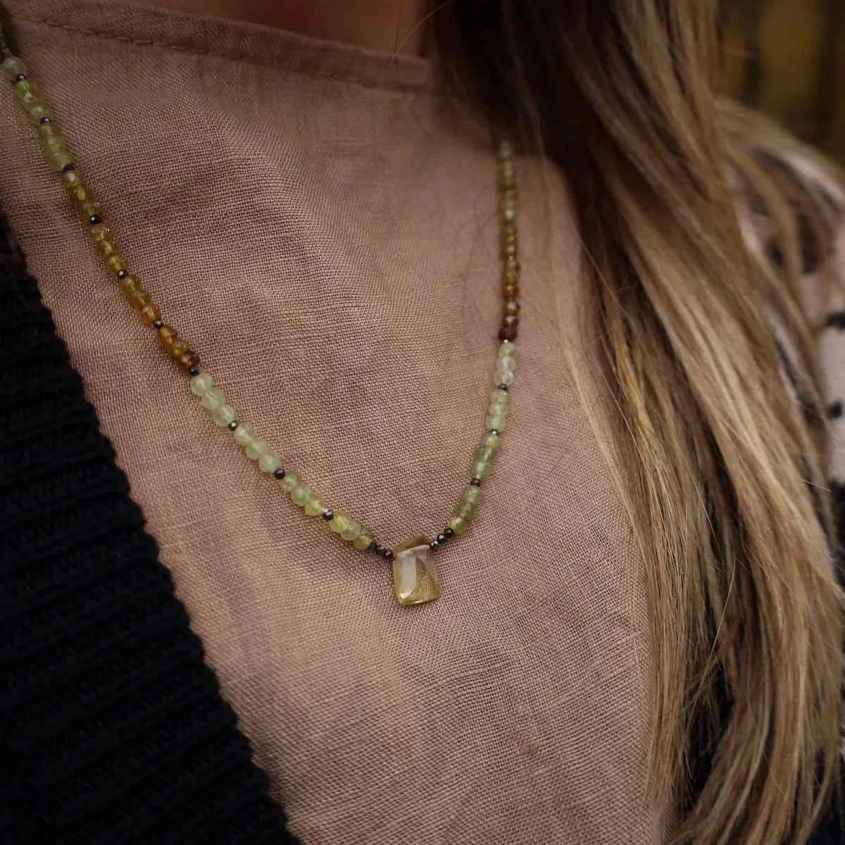 Green Garnet Necklace
