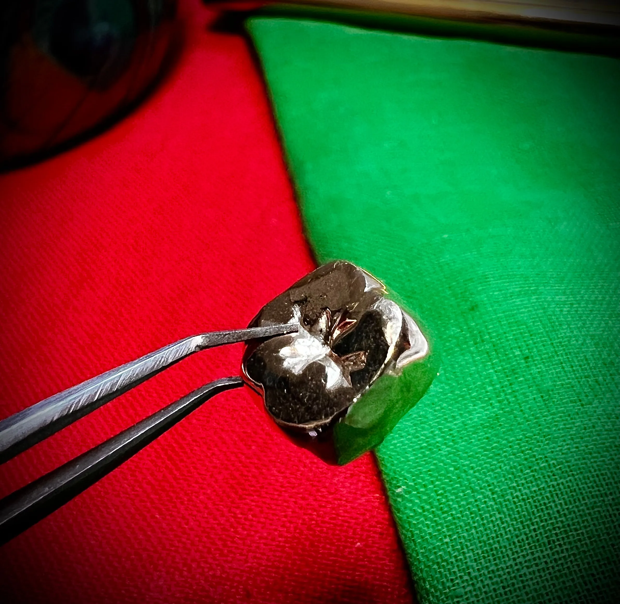 GT#01 Gold Tooth  crown 18K 3.39 gms for melting or repurpose