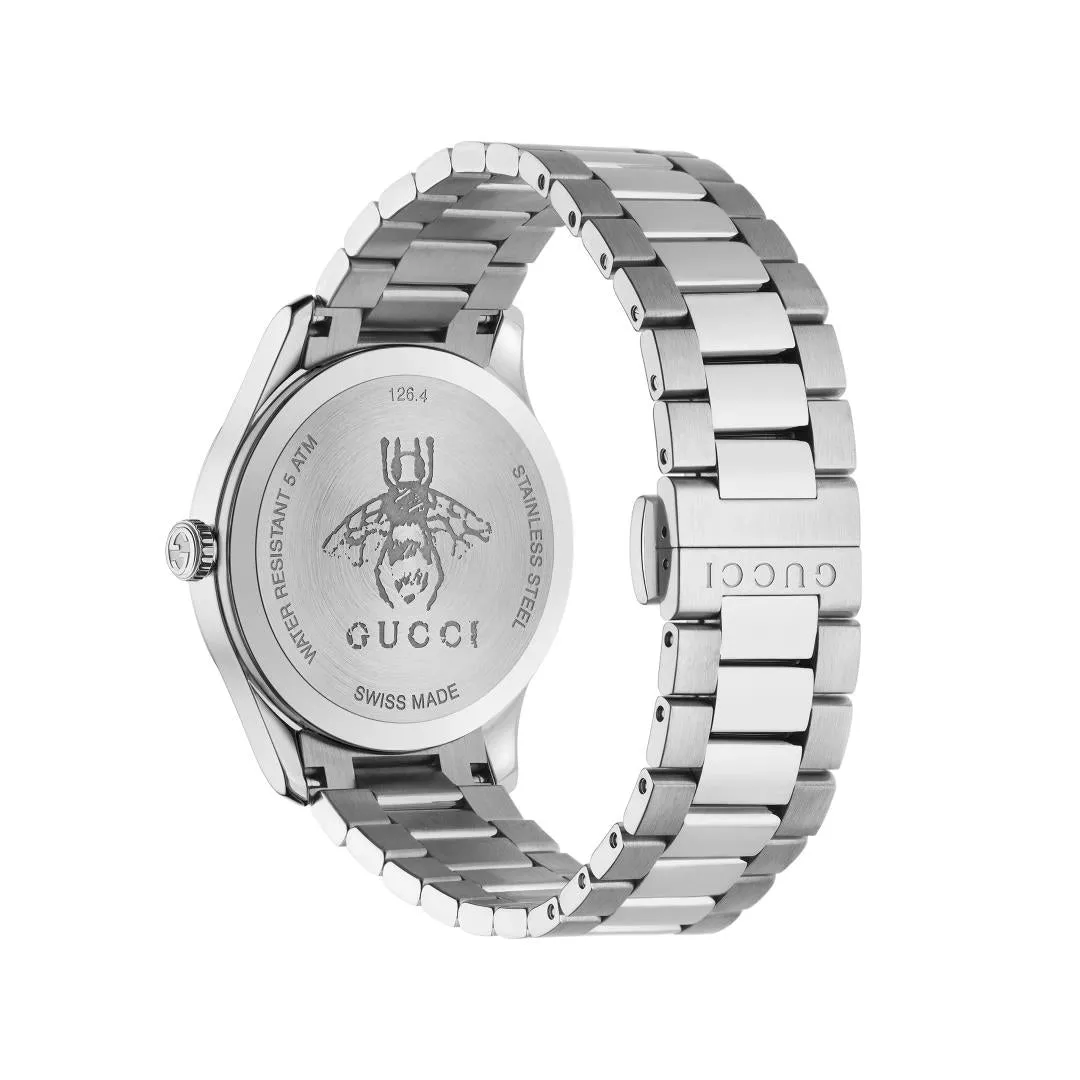 Gucci G-Timeless Watch Sunbrush and Bee Stainless Steel 38mm Quartz