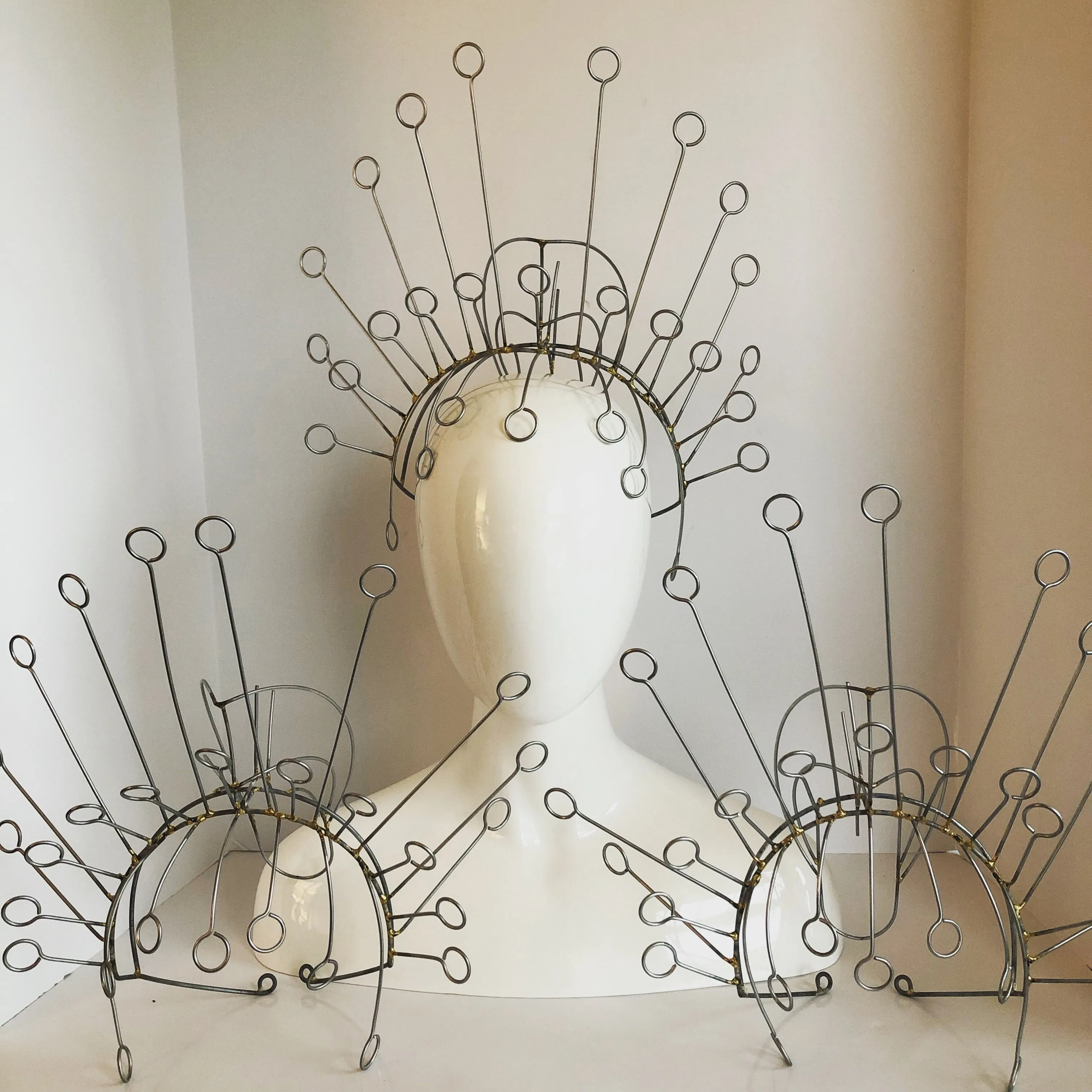 Headdress Wire Frame - Dots and Spikes