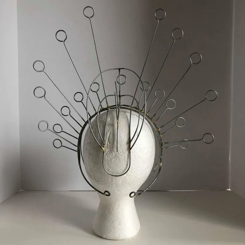 Headdress Wire Frame - Dots and Spikes