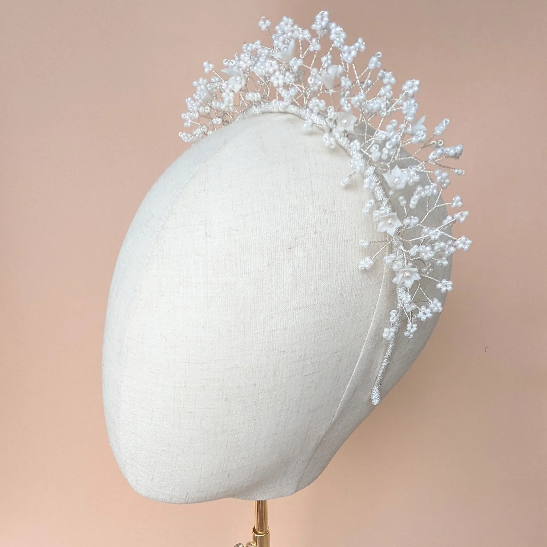 HOLLIS Babies Breath Bridal Crown