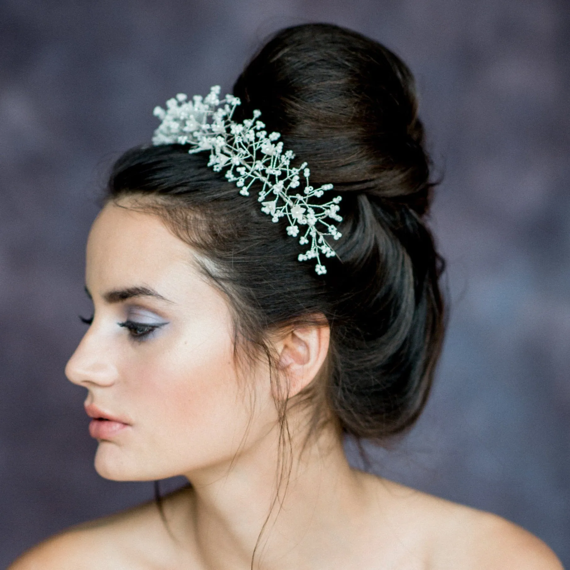 HOLLIS Babies Breath Bridal Crown
