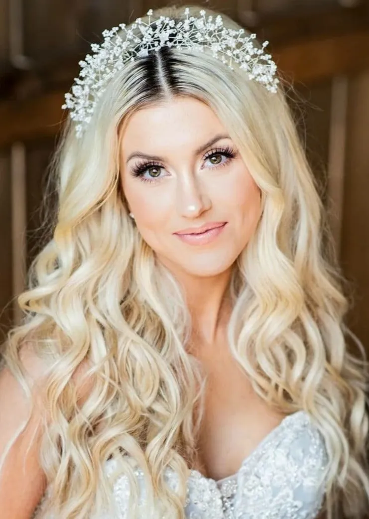 HOLLIS Babies Breath Bridal Crown