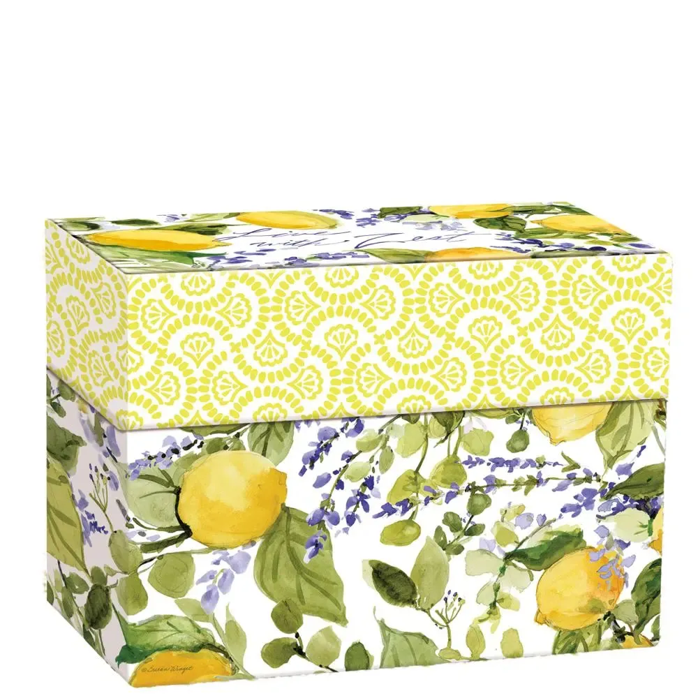 Lemon Grove Recipe Card Box