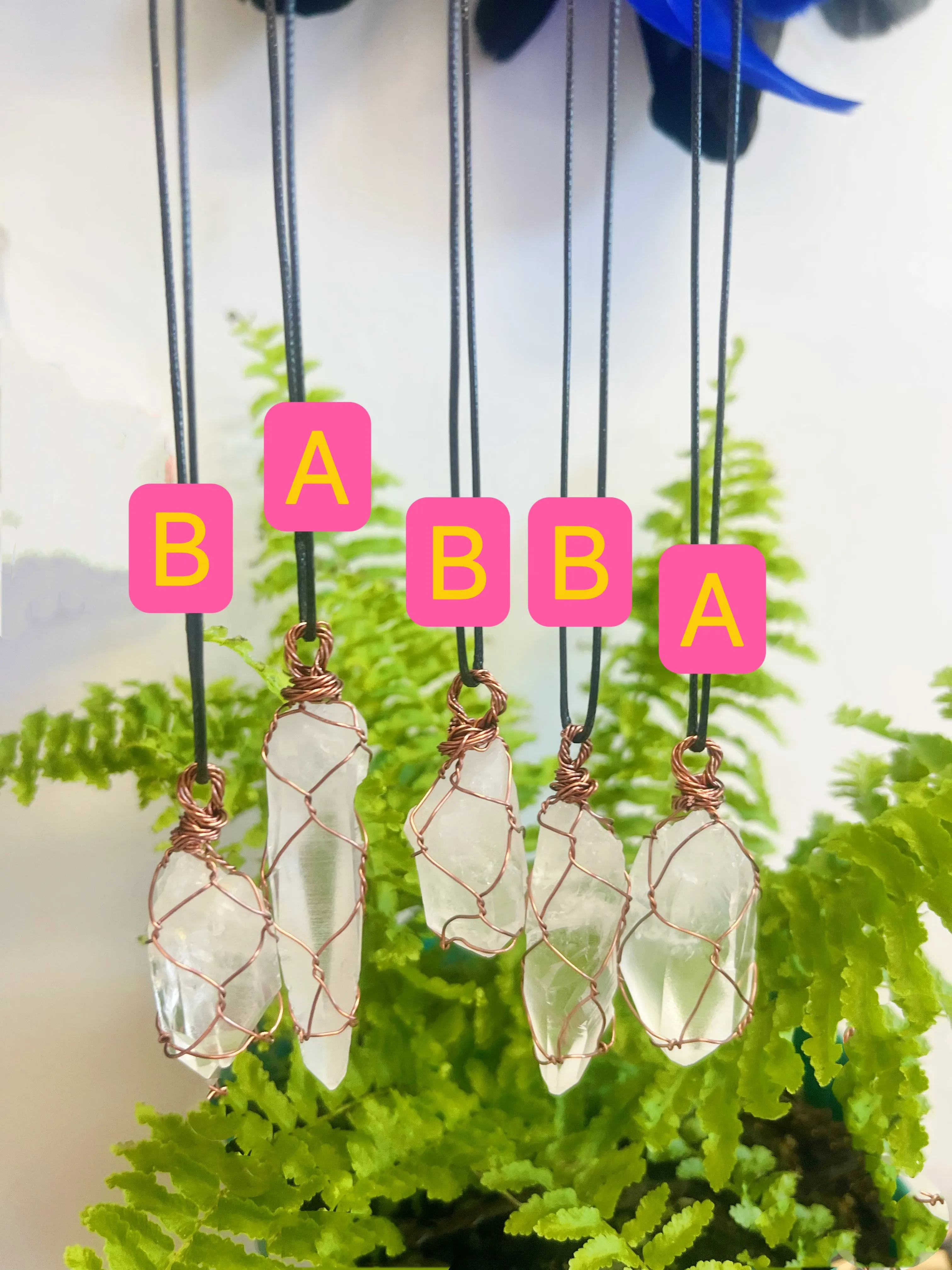 Lemurian Seed Quartz Necklace