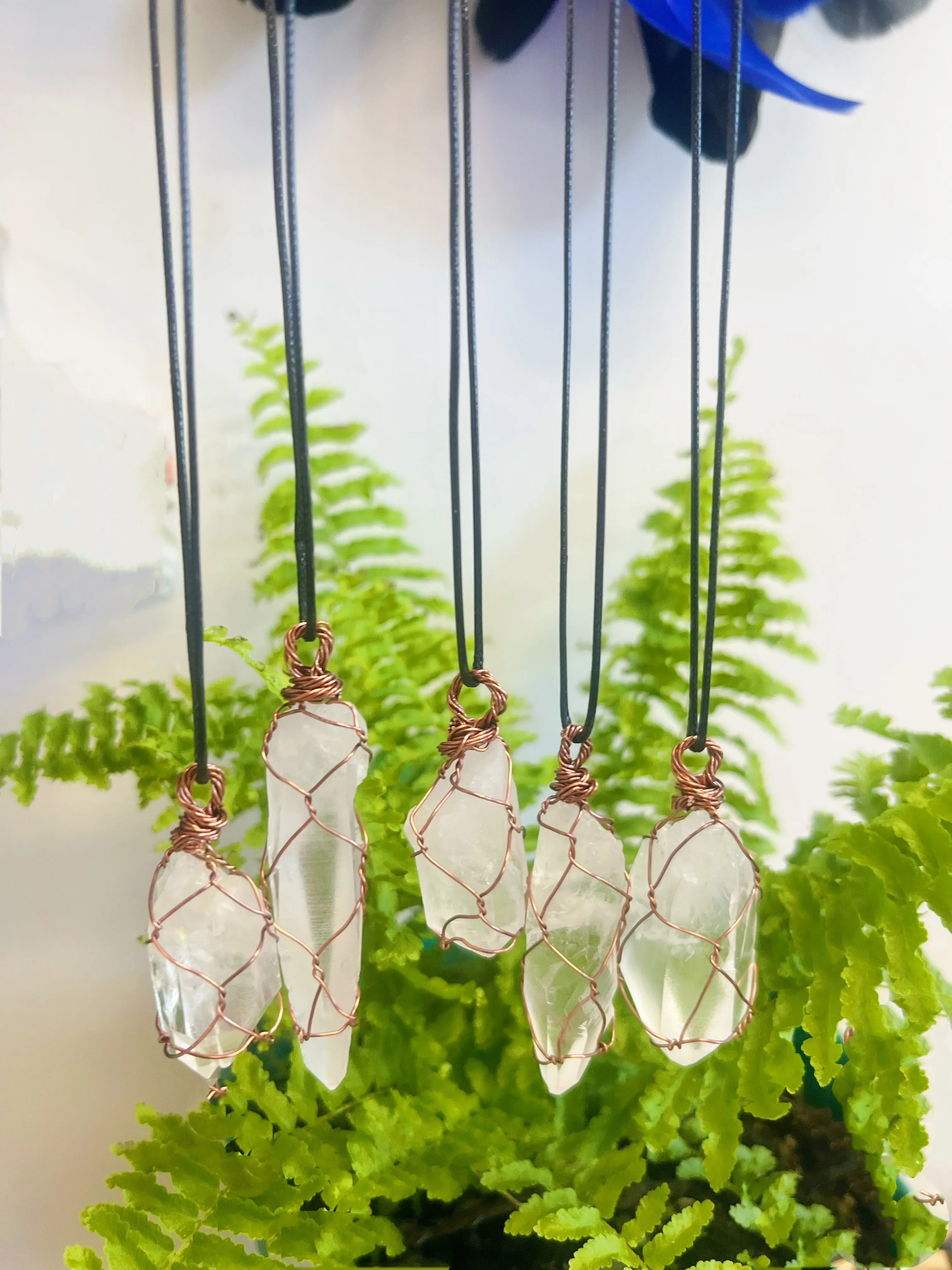 Lemurian Seed Quartz Necklace