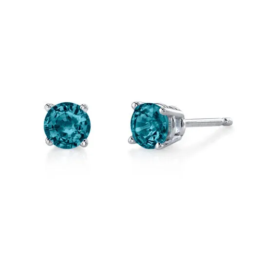 London Blue Topaz Stud Earrings