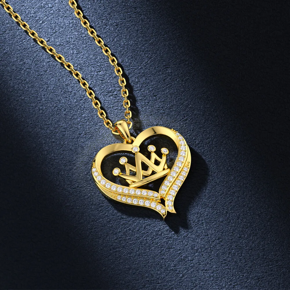 Love Crown Necklace Jewelry