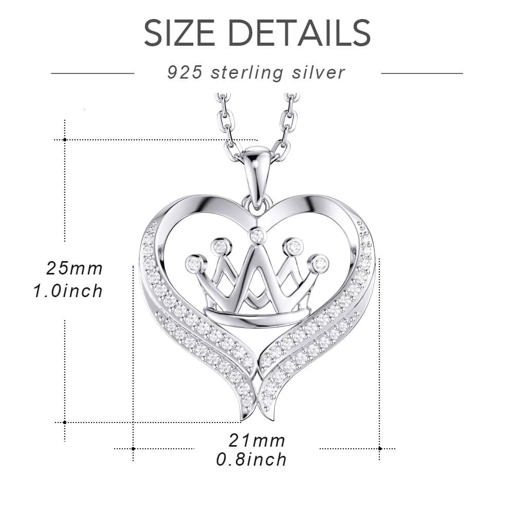 Love Crown Necklace Jewelry
