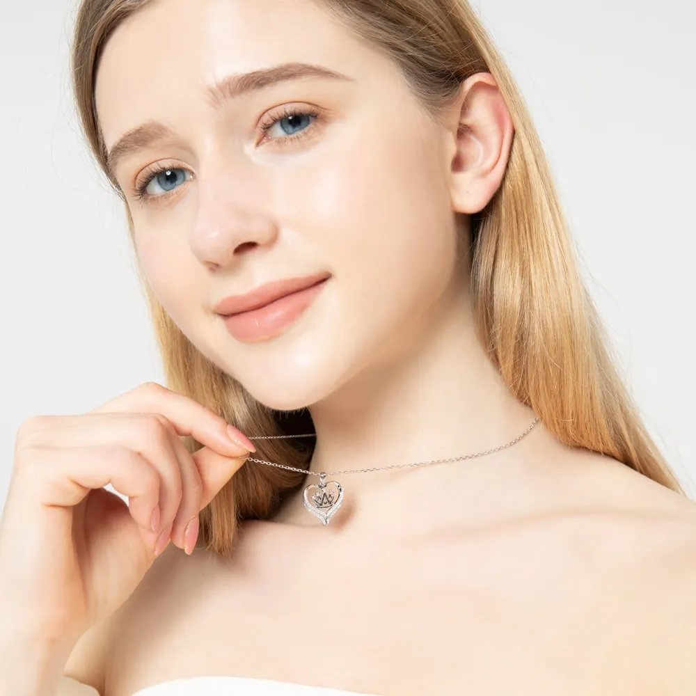 Love Crown Necklace Jewelry