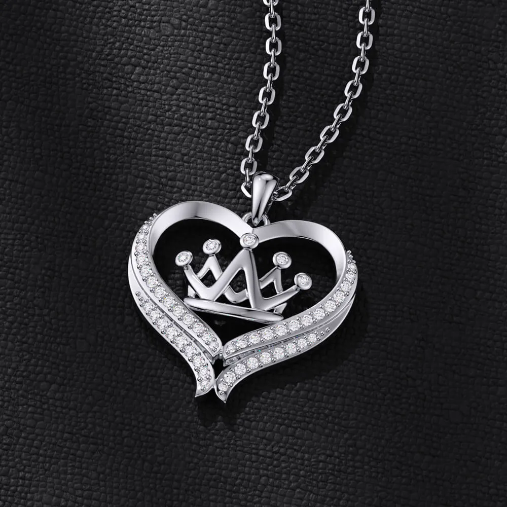 Love Crown Necklace Jewelry