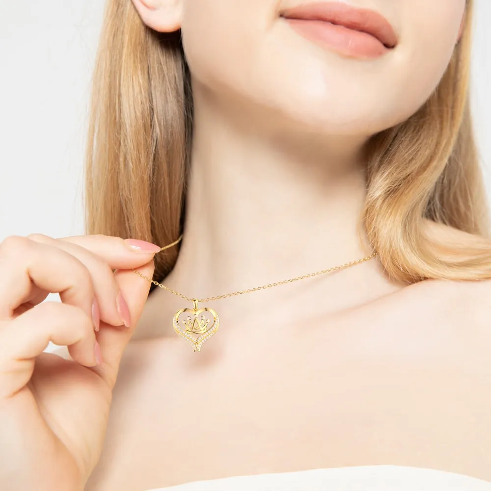 Love Crown Necklace Jewelry