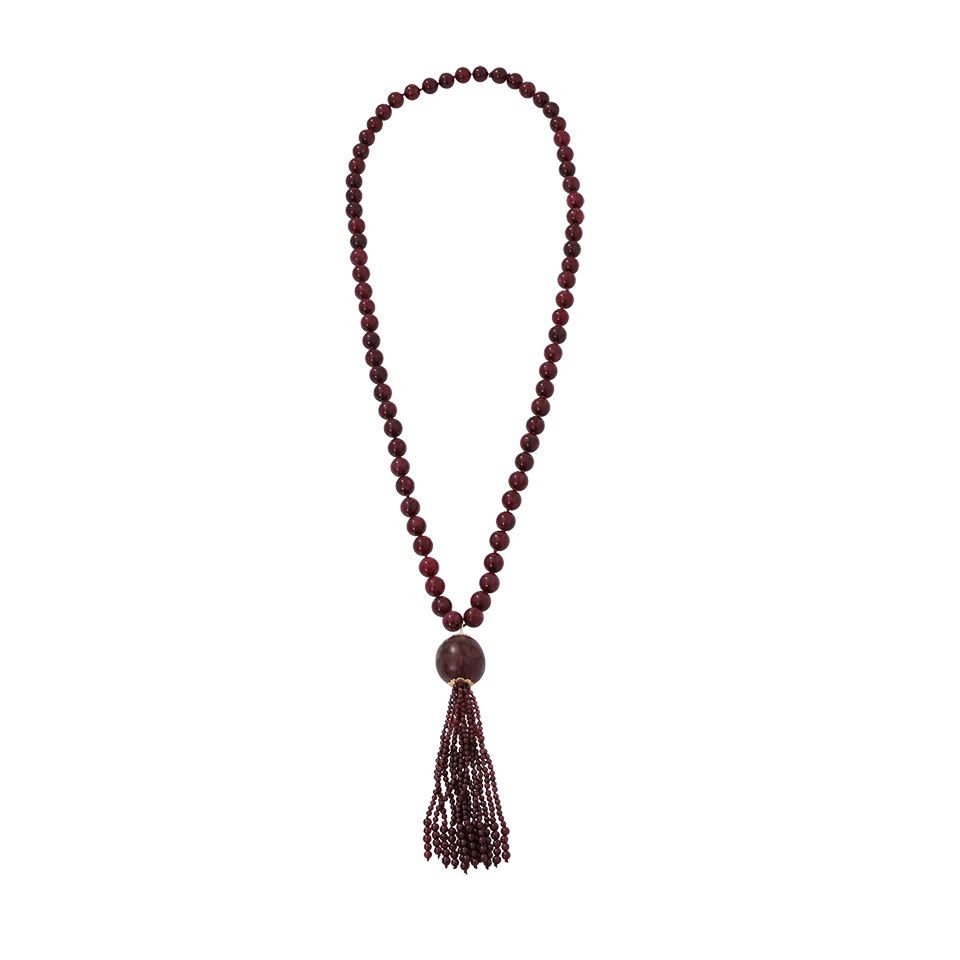 Marquetry Tassle Necklace